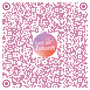 QR-Code zur Abstimmung auf lust-an-zukunft.de